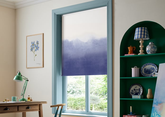 Bluebellgray Ombre, Cornflower - Twist&Fit Roller Blind - Image 5